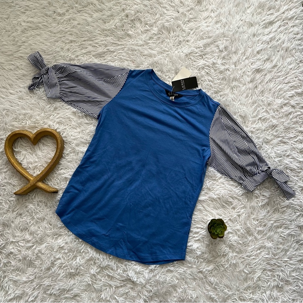 Ralph Lauren Blue Crew Neck Tee